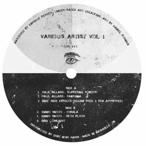 ( URC 002 ) VARIOUS ARTISTS - Various Artists Vol. 1 ( 12" vinyl ) Underrated Art Creations